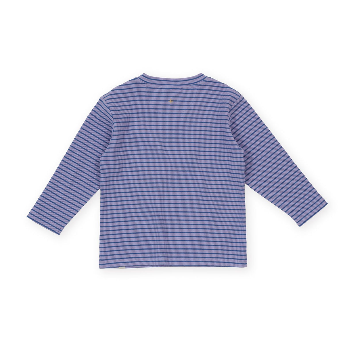 Goldie & Ace Essential Stripe Rib Top Purple, product flat lay 2