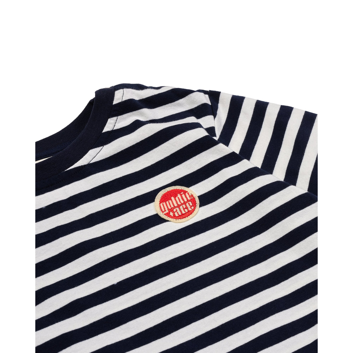 Goldie & Ace Essential Stripe Long Sleeve Top Navy, product flat lay 3