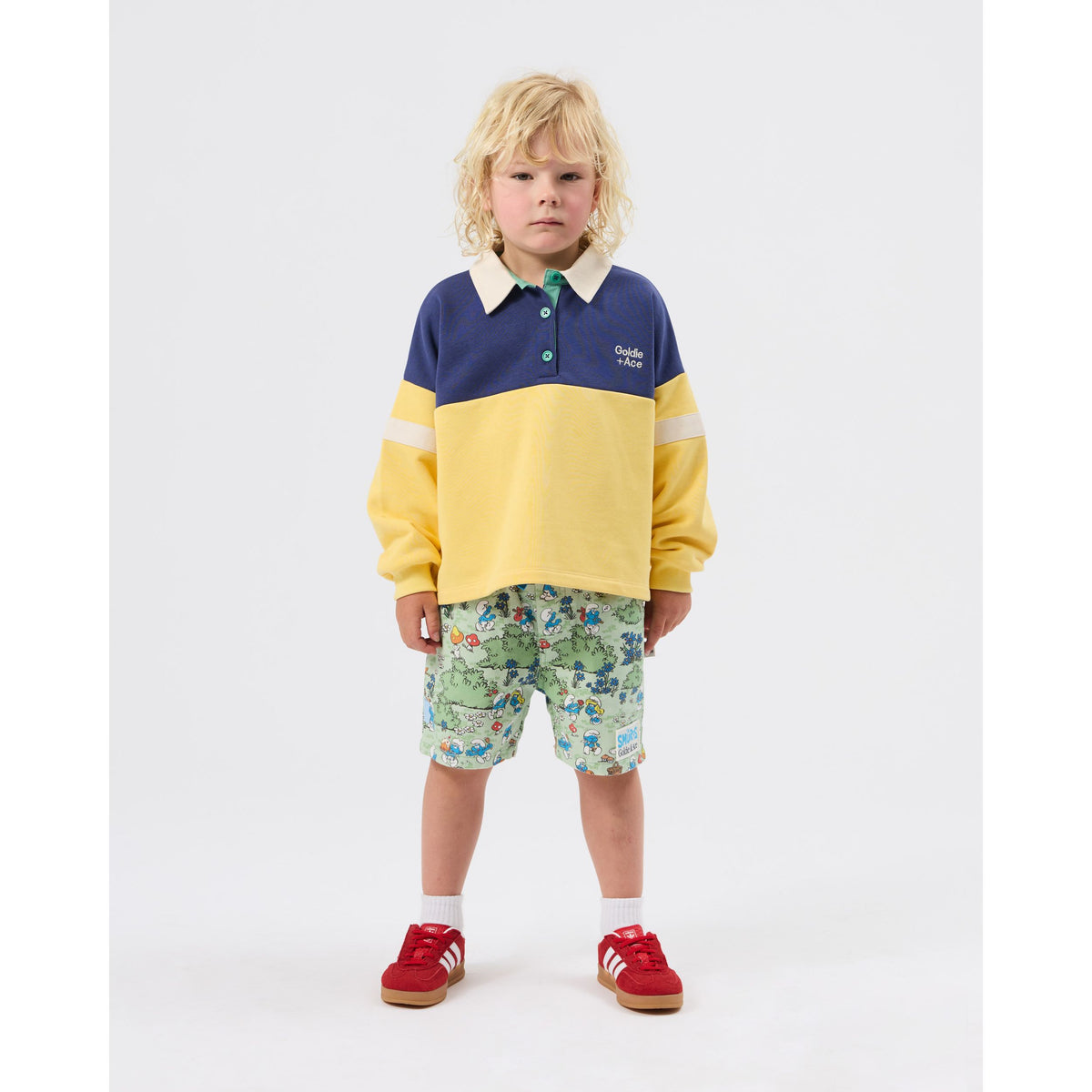 The Smurfs Village Print Shorts