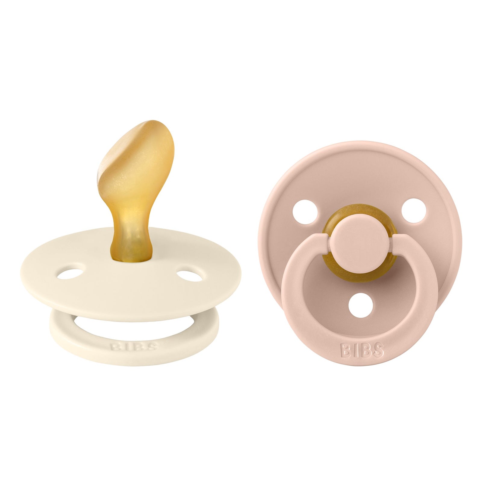BIBS Anatomical 2 Pack Dummy - Ivory/Blush