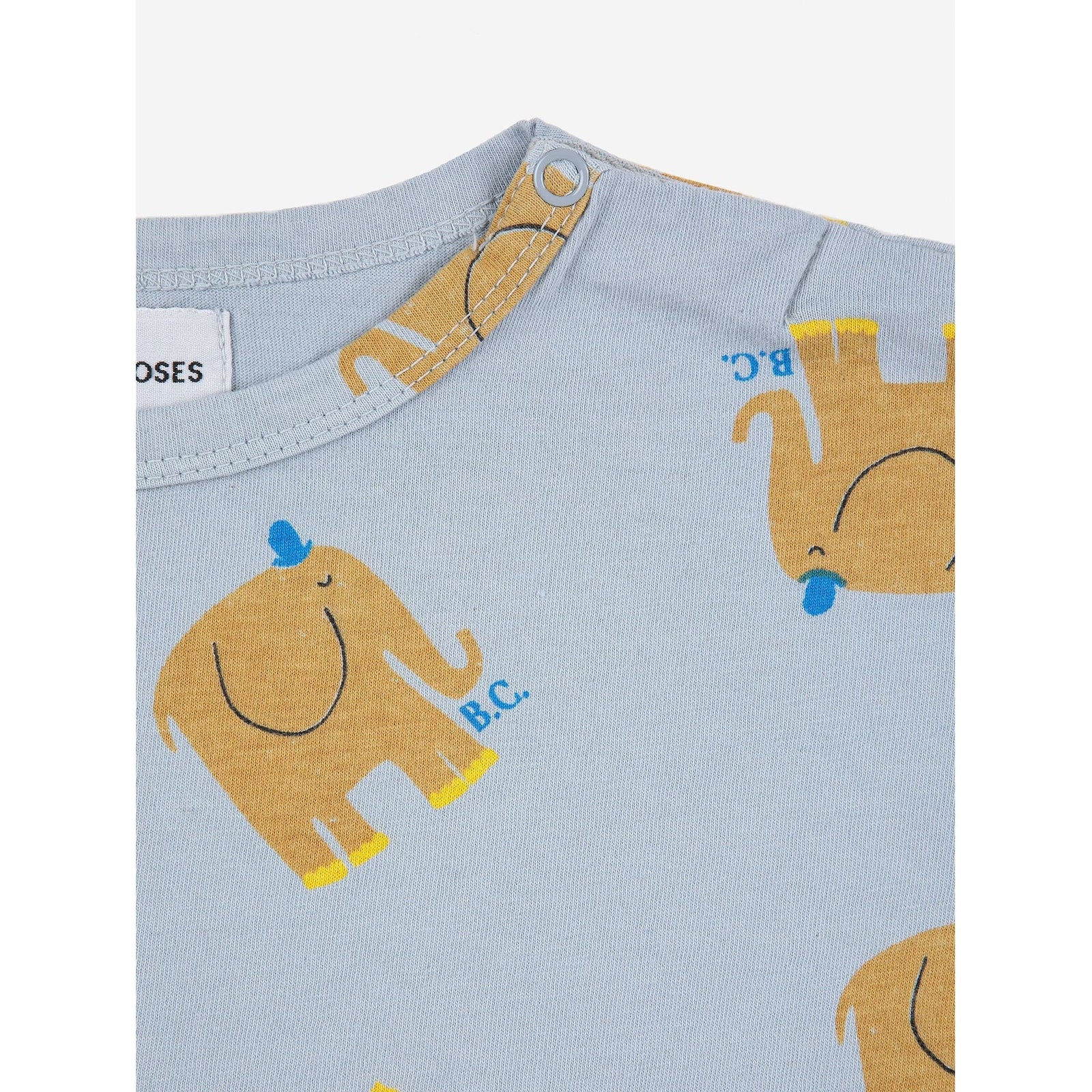 Baby The Elephant All Over Long Sleeve T-Shirt