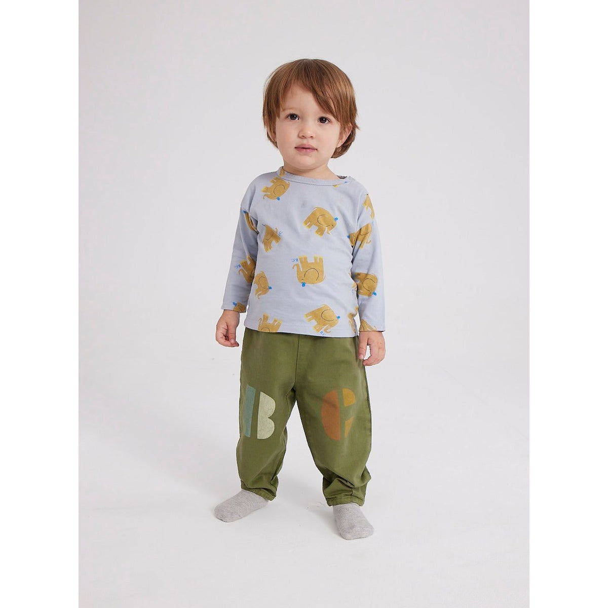 Baby The Elephant All Over Long Sleeve T-Shirt