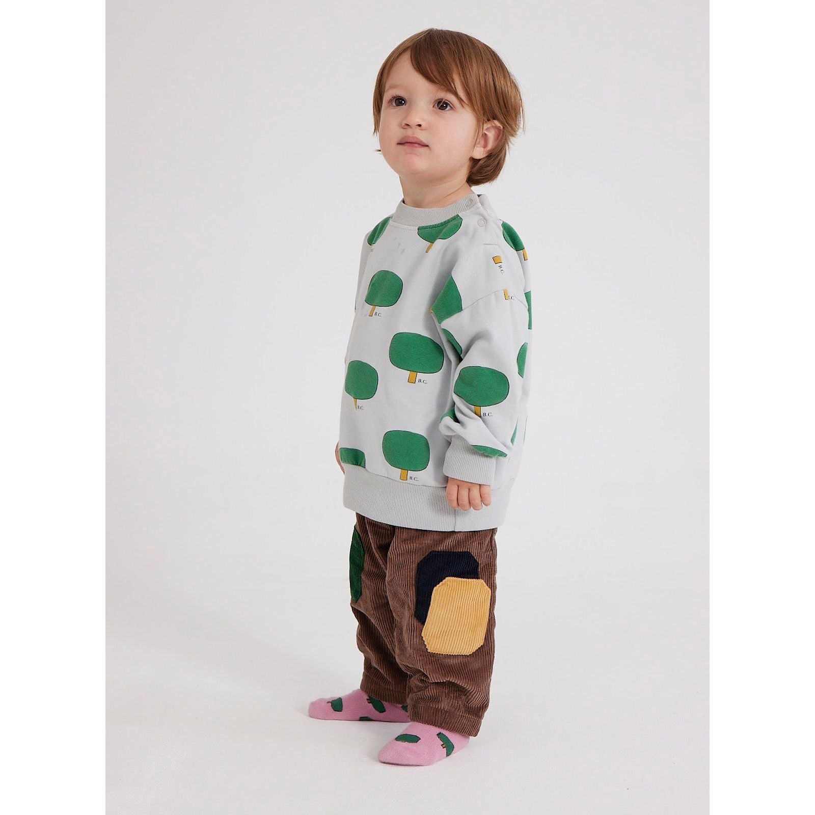Baby Green Tree All Over Sweatshirt
