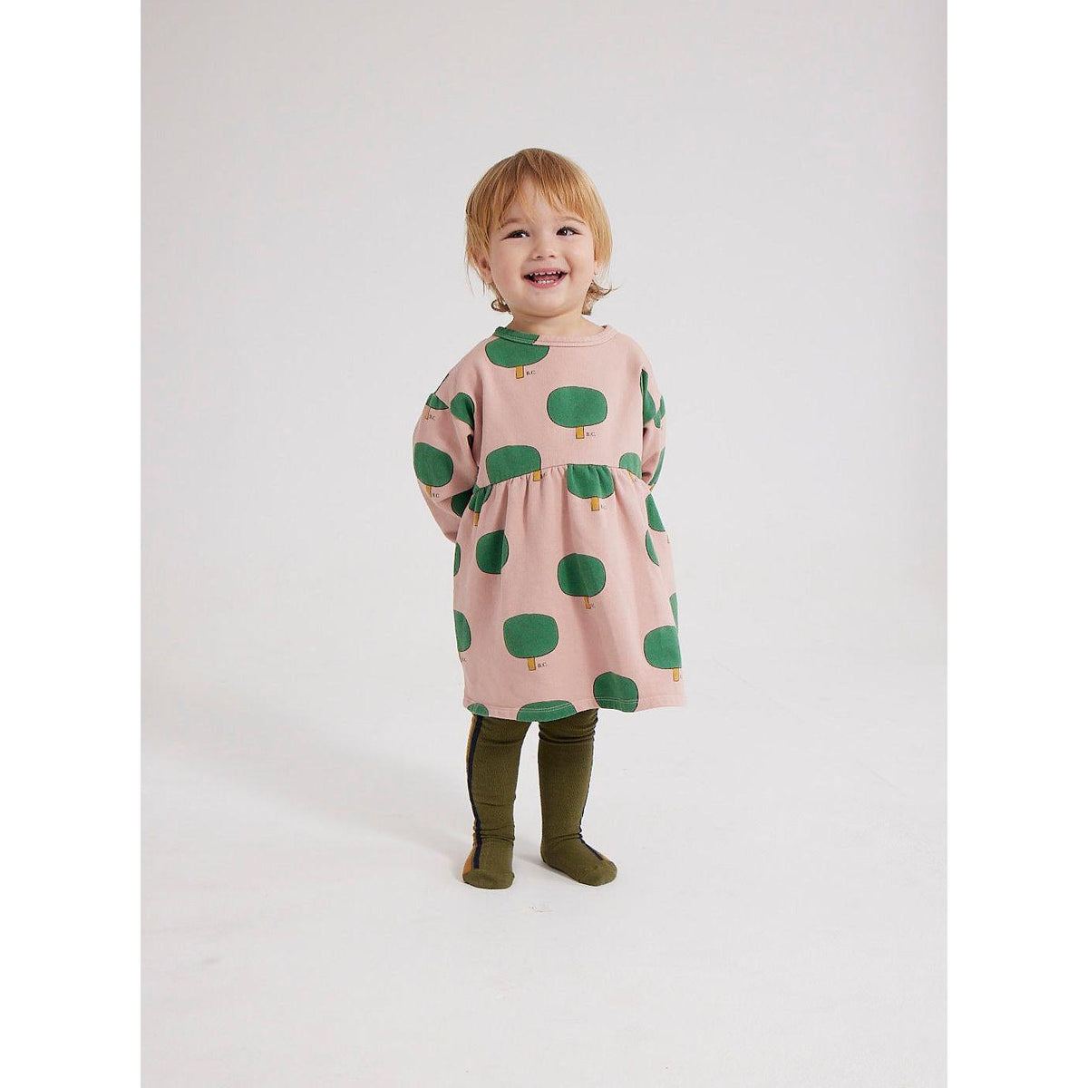 Baby Green Tree All Over Dress