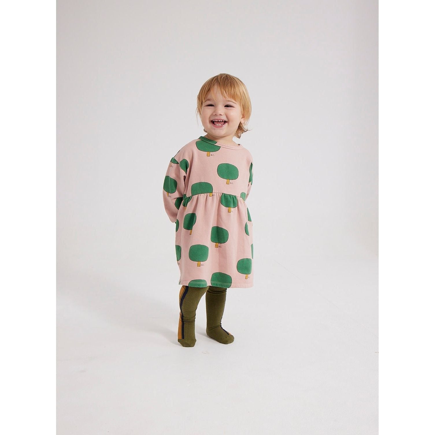 Baby Green Tree All Over Dress