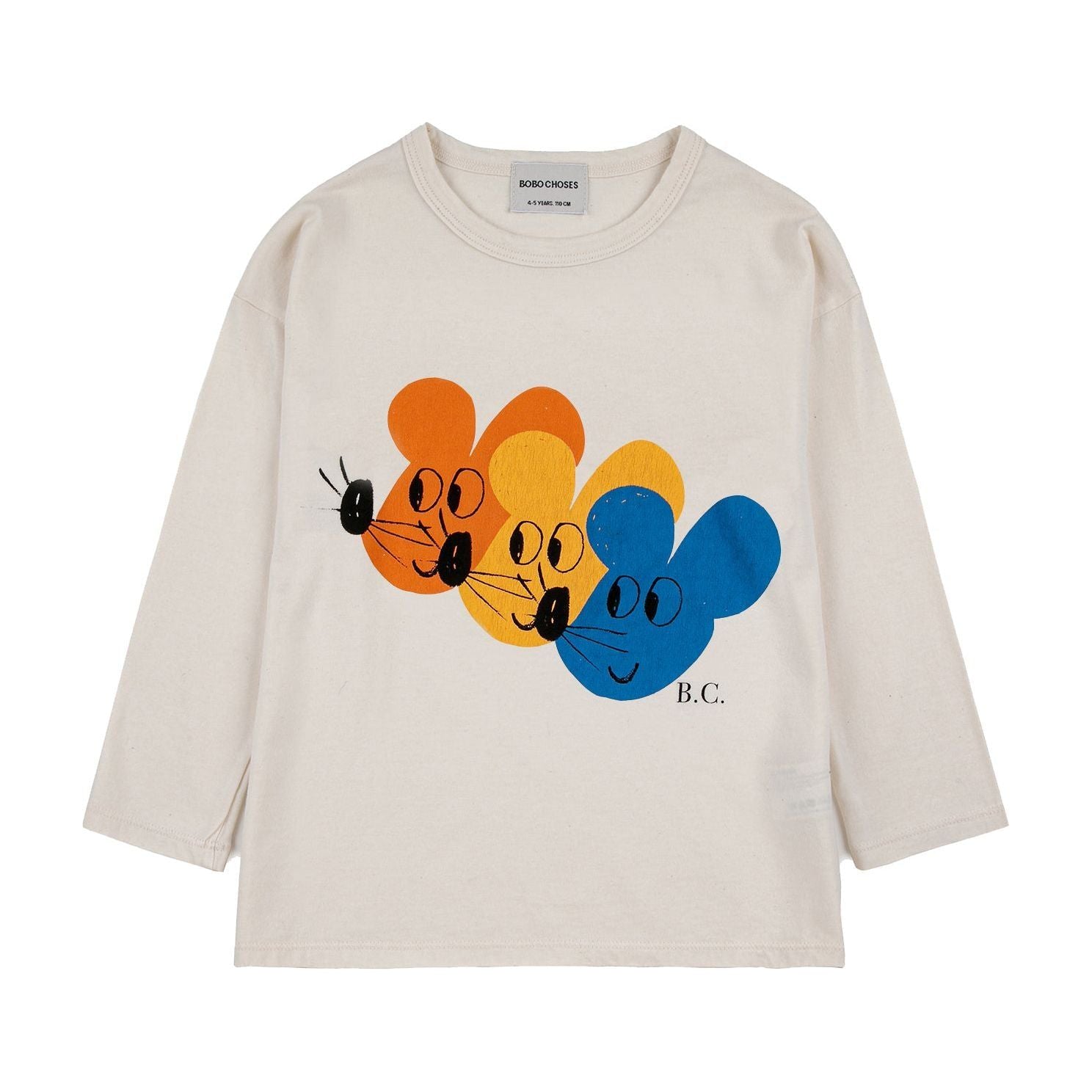 Multicolor Mouse Long Sleeve T-Shirt