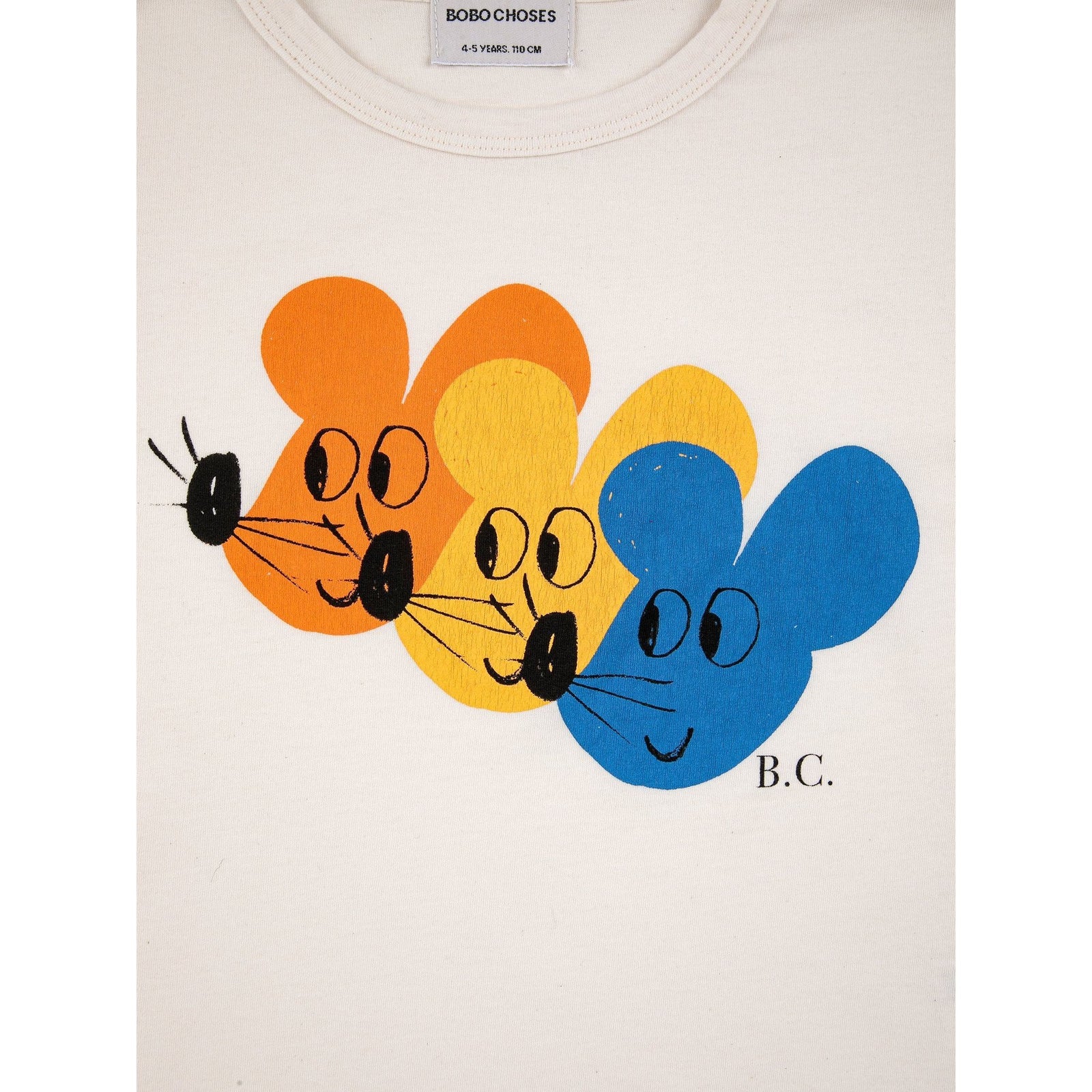 Multicolor Mouse Long Sleeve T-Shirt