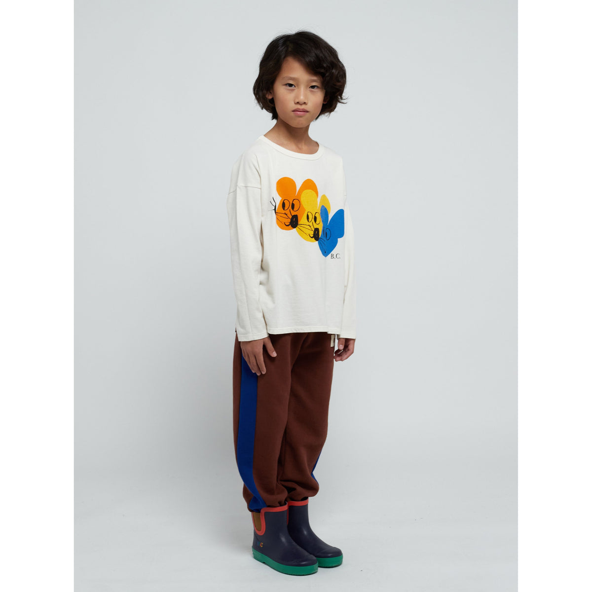 Multicolor Mouse Long Sleeve T-Shirt