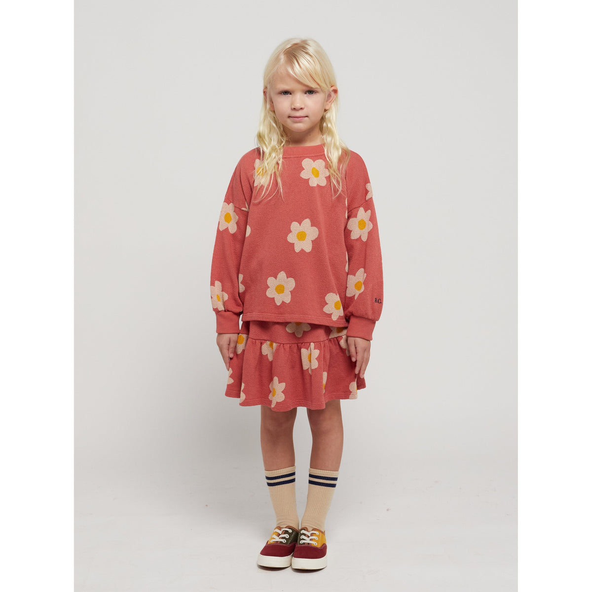 Big Flower All Over Sweatshirt