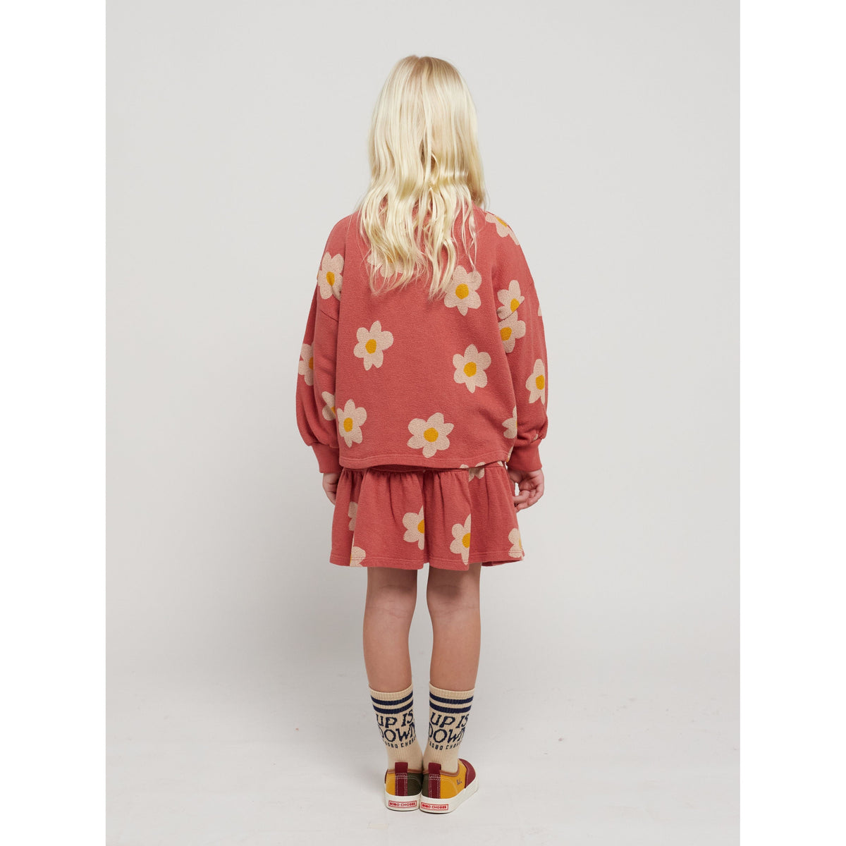 Big Flower All Over Sweatshirt