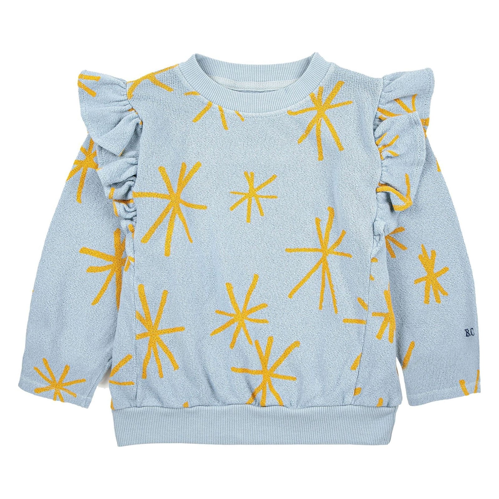 Sparkle All Over Ruffle Sweatshirt