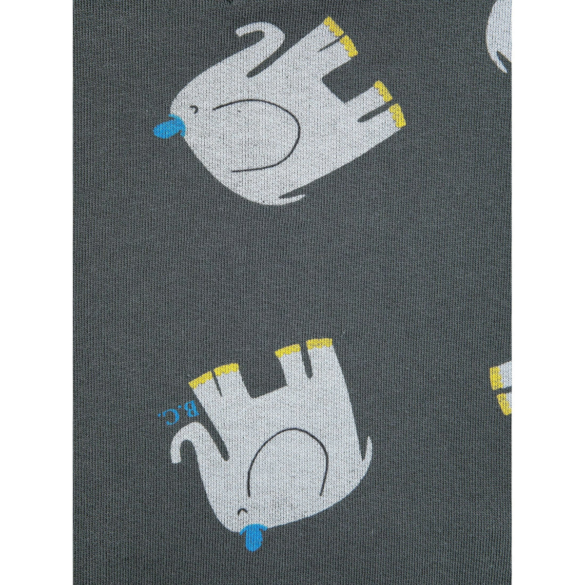 The Elephant All Over Zipped Hoodie