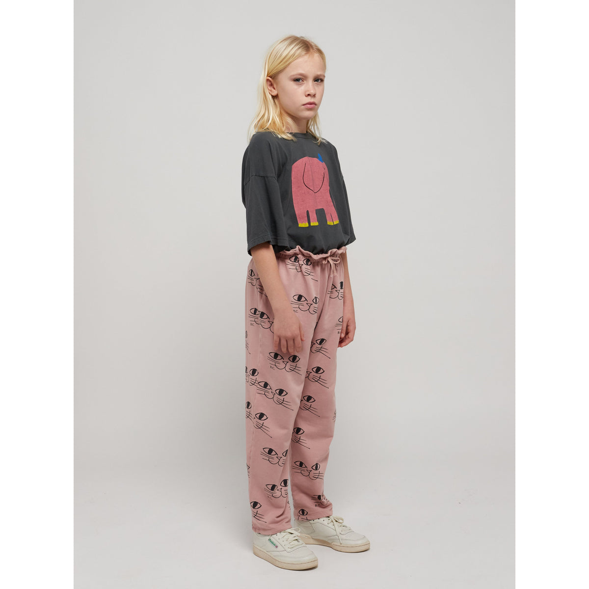 Smiling Cat All Over Jogging Pants