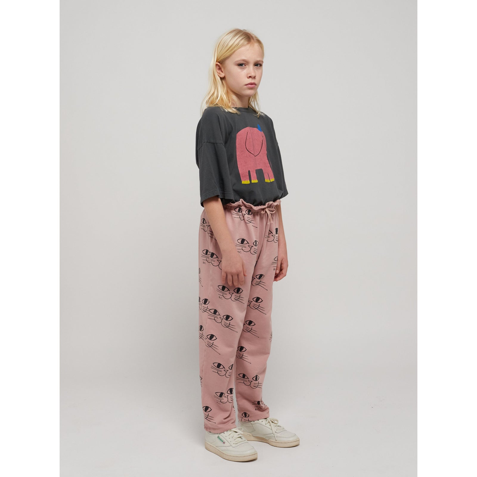 Smiling Cat All Over Jogging Pants