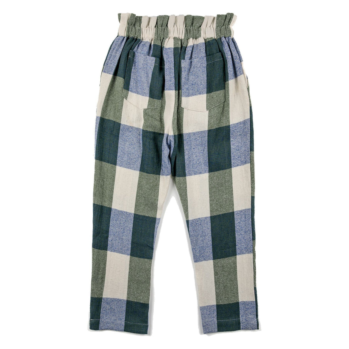 Plaid Check Jacquard Pants