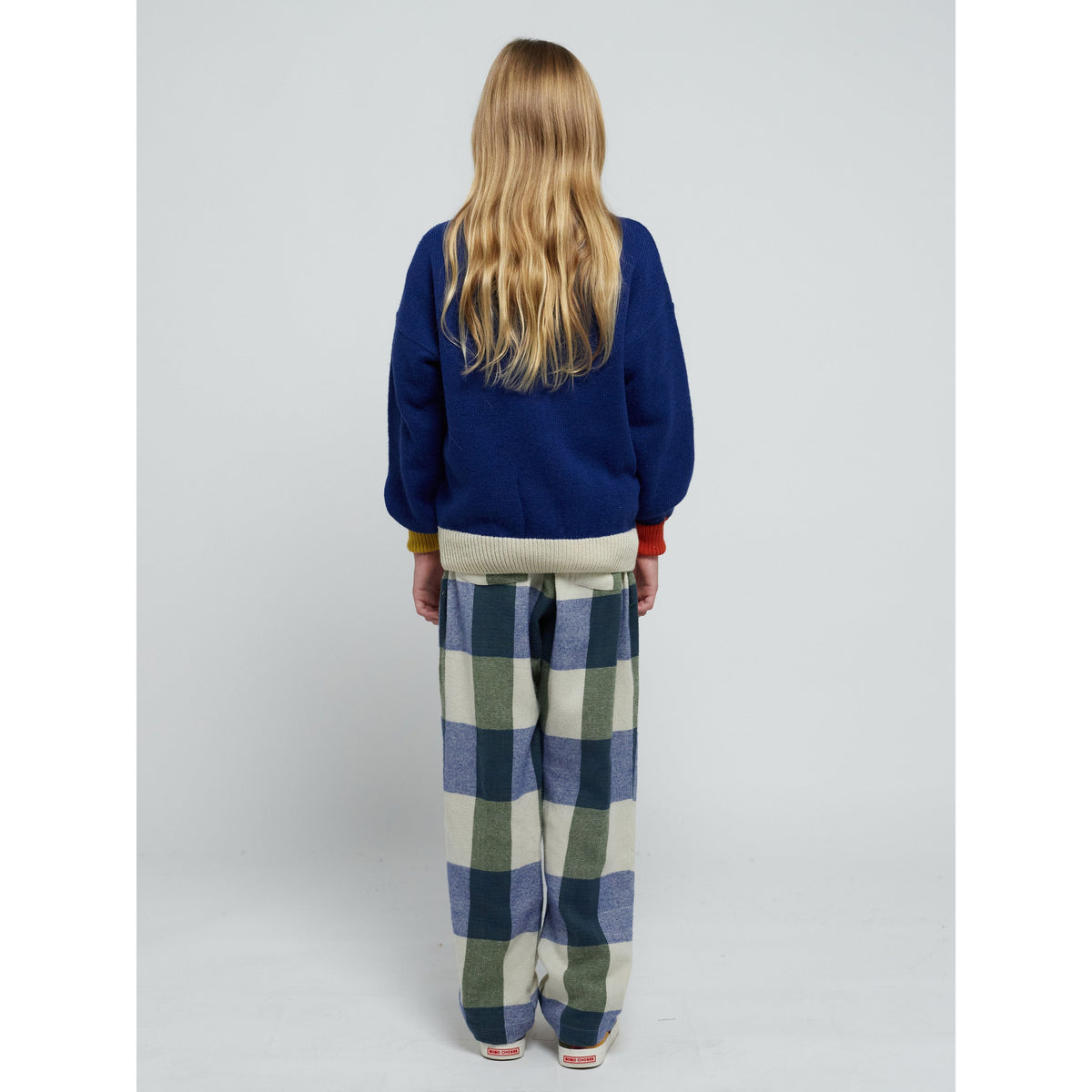 Plaid Check Jacquard Pants