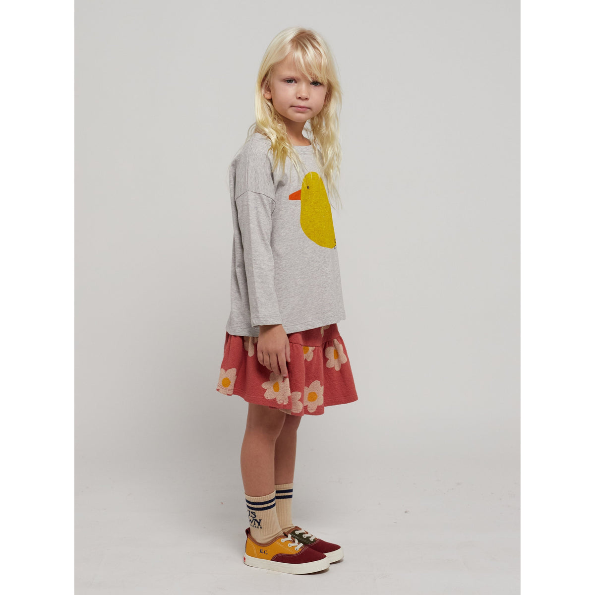 Retro Flowers All Over Skirt