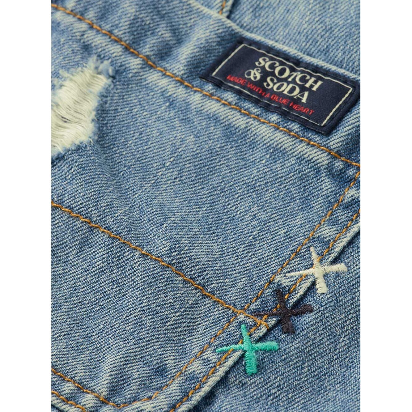 Relaxed-Fit Denim Jogger Pants