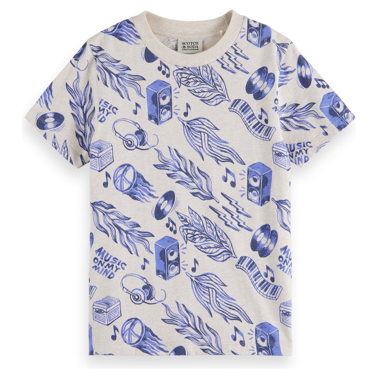 Regular-Fit Printed T-Shirt - Stereo Leaves