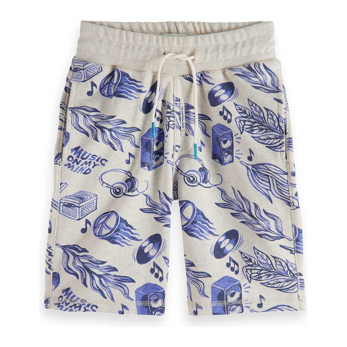 Printed Mid-Rise Sweatshorts