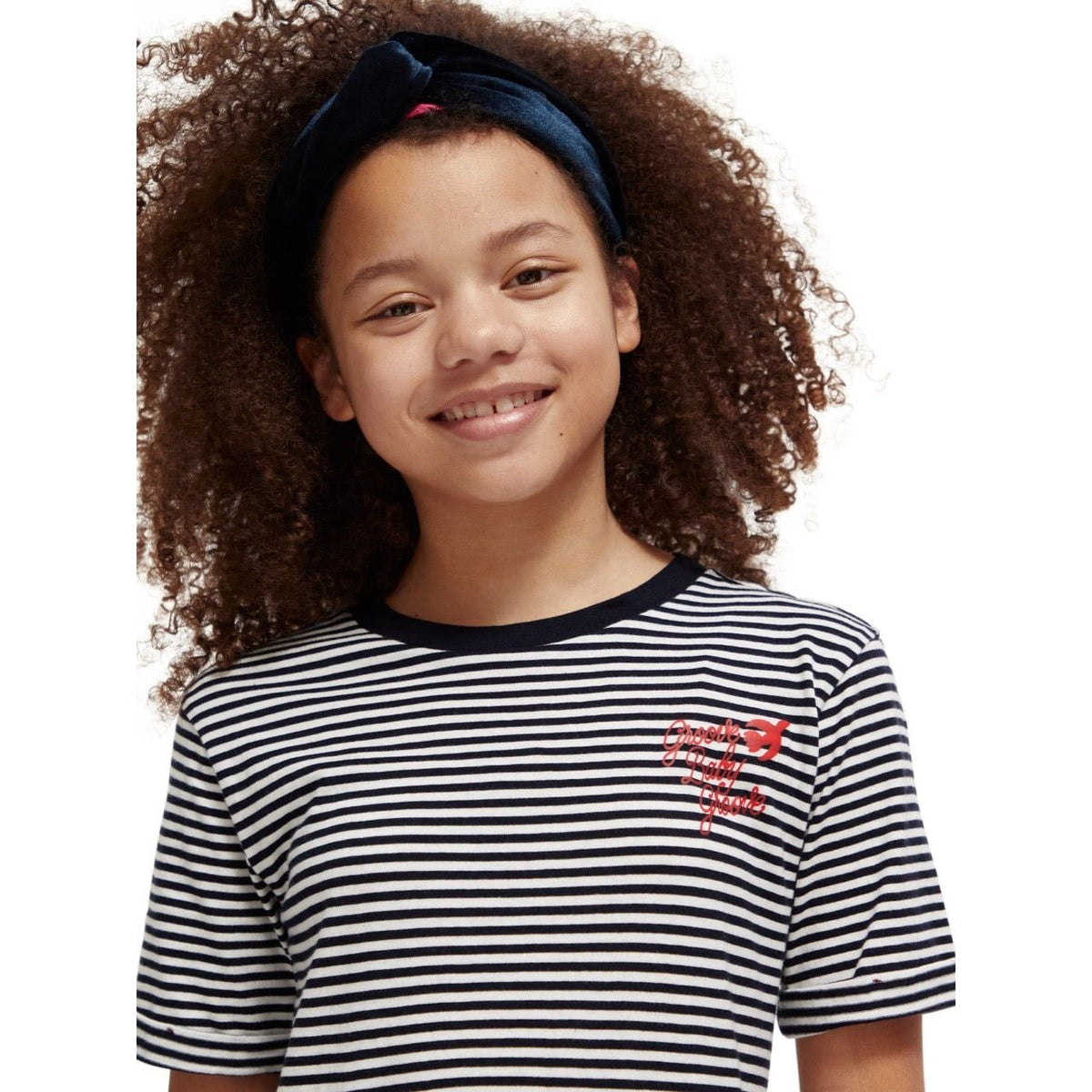 Tiered Striped Mini Dress