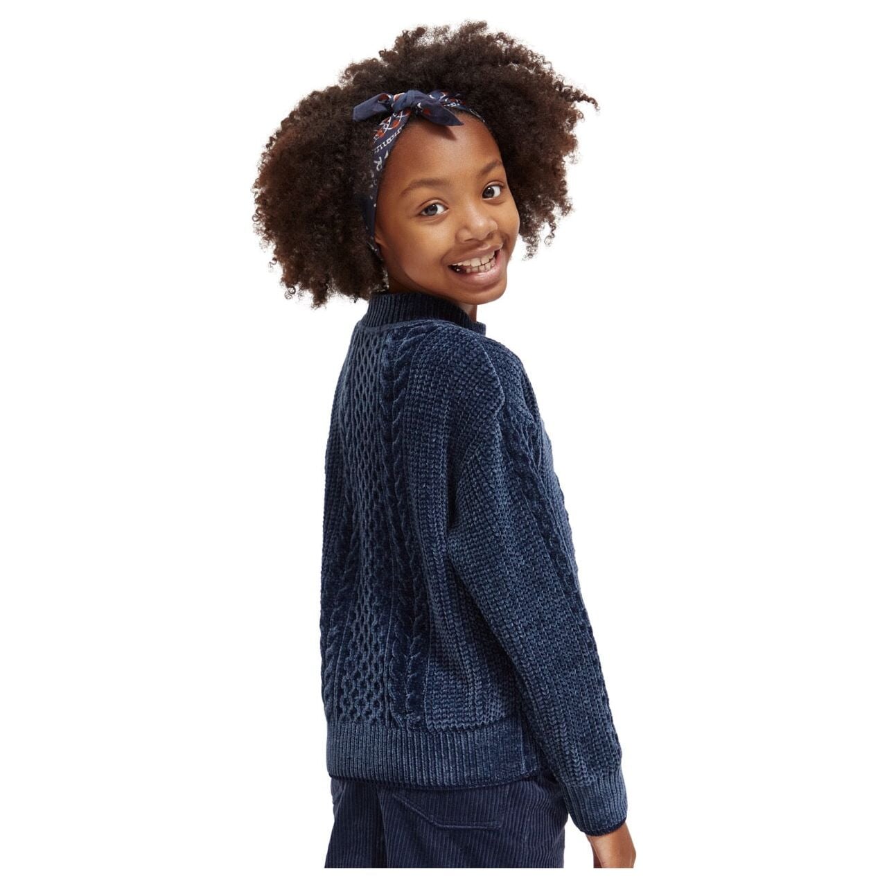 Chenille Cable Knit Pullover