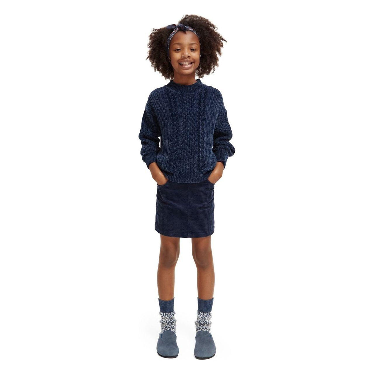 Chenille Cable Knit Pullover