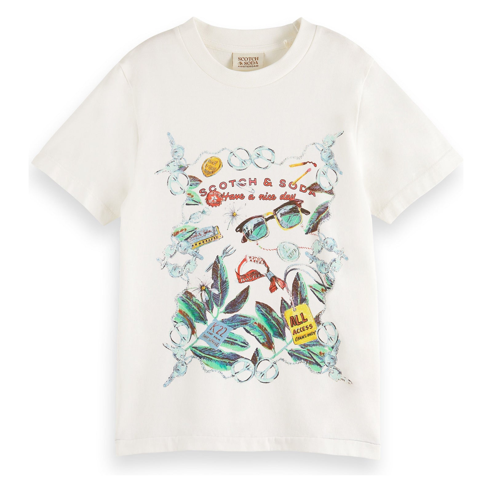Regular-Fit Artwork T-Shirt - Off White