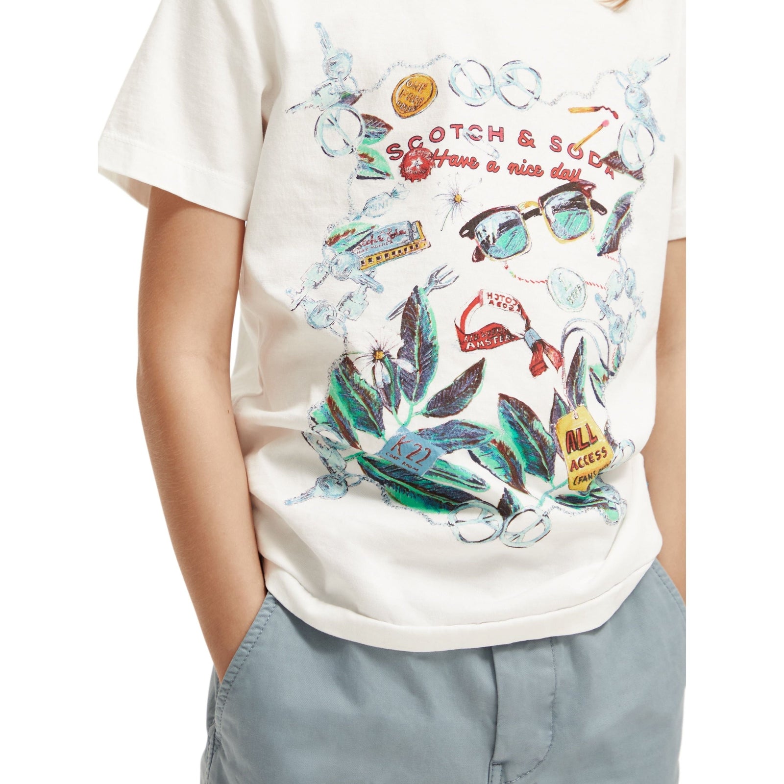 Regular-Fit Artwork T-Shirt - Off White