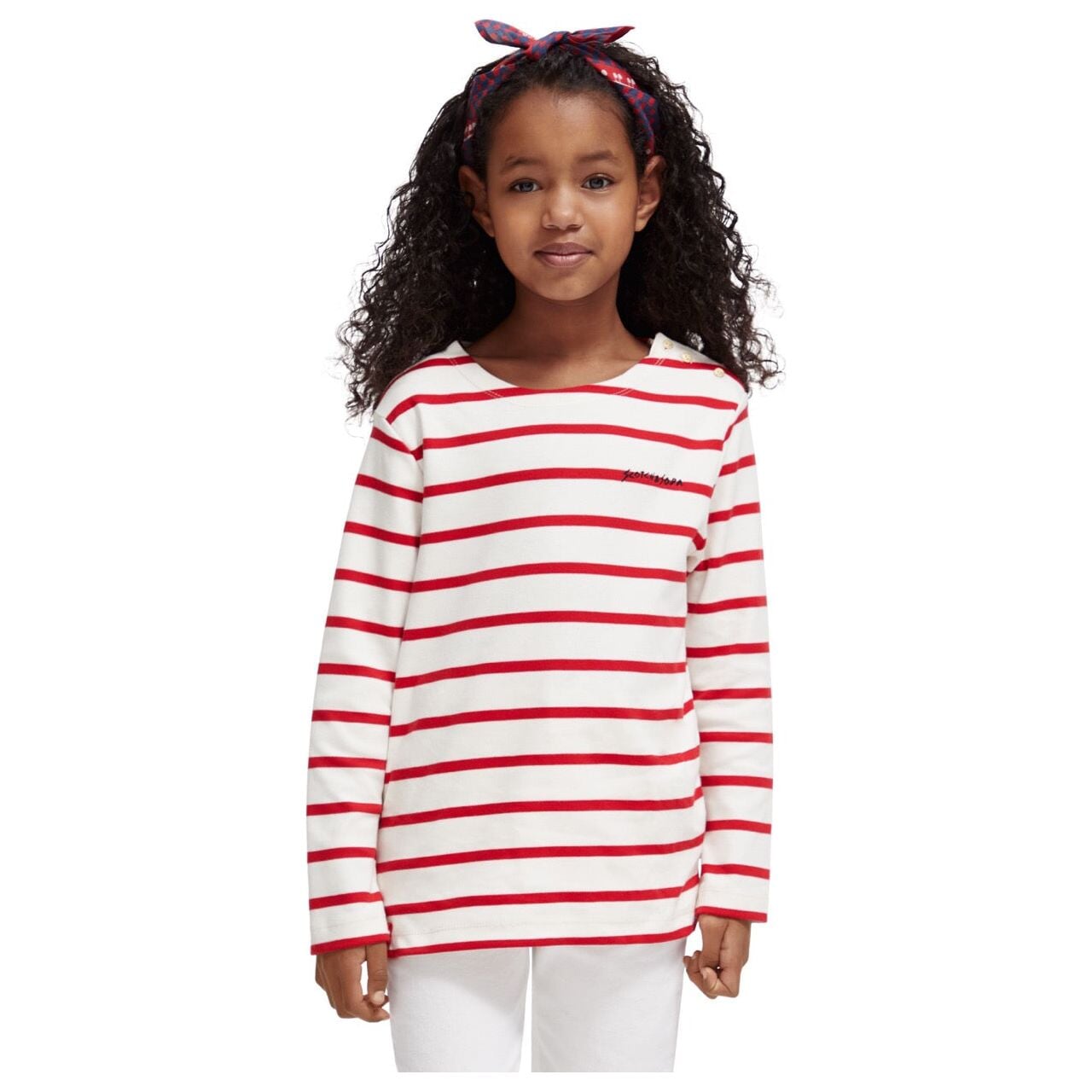 Striped Yarn-Dyed Long Sleeved T-Shirt