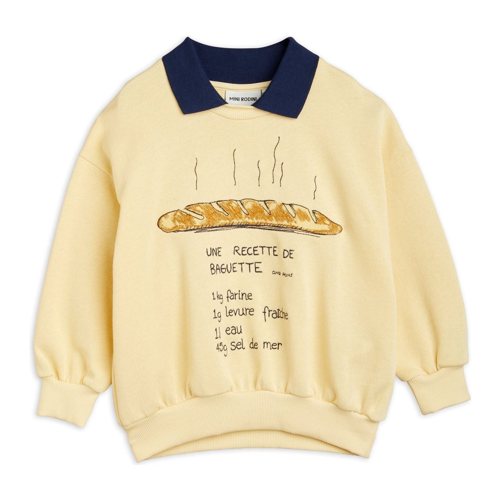 Baguette Emb Collar Sweatshirt