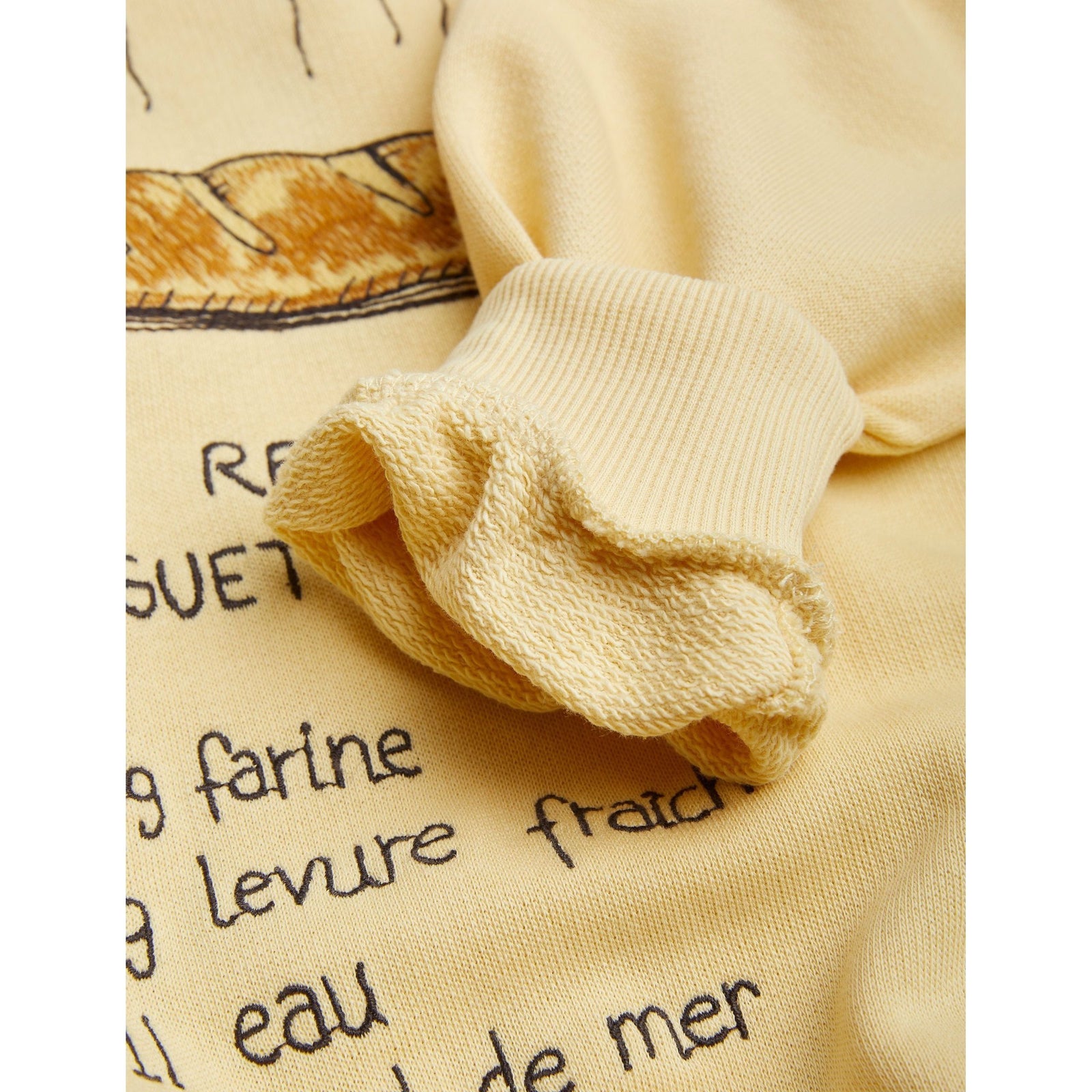 Baguette Emb Collar Sweatshirt