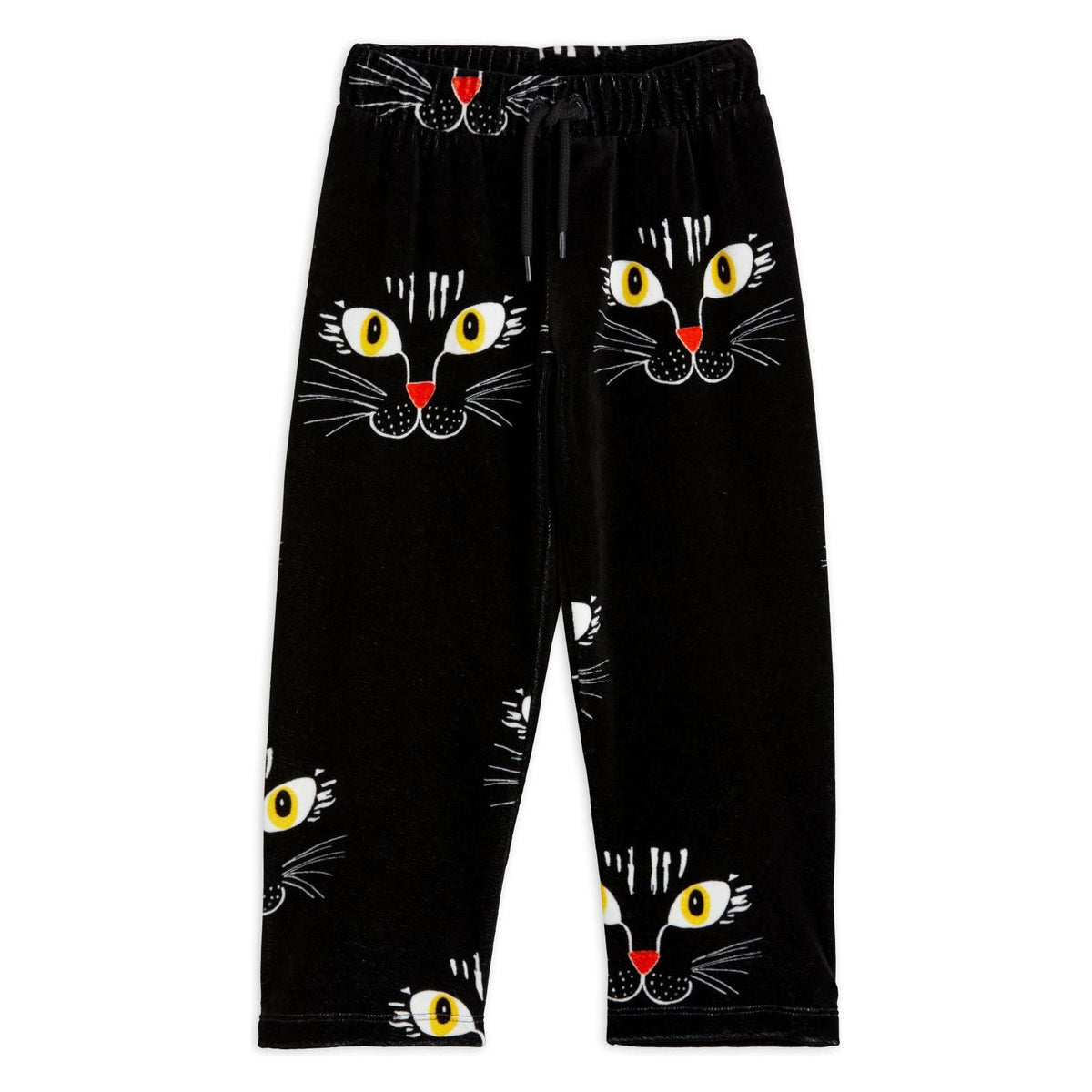 Cat Face Aop Velour Trousers