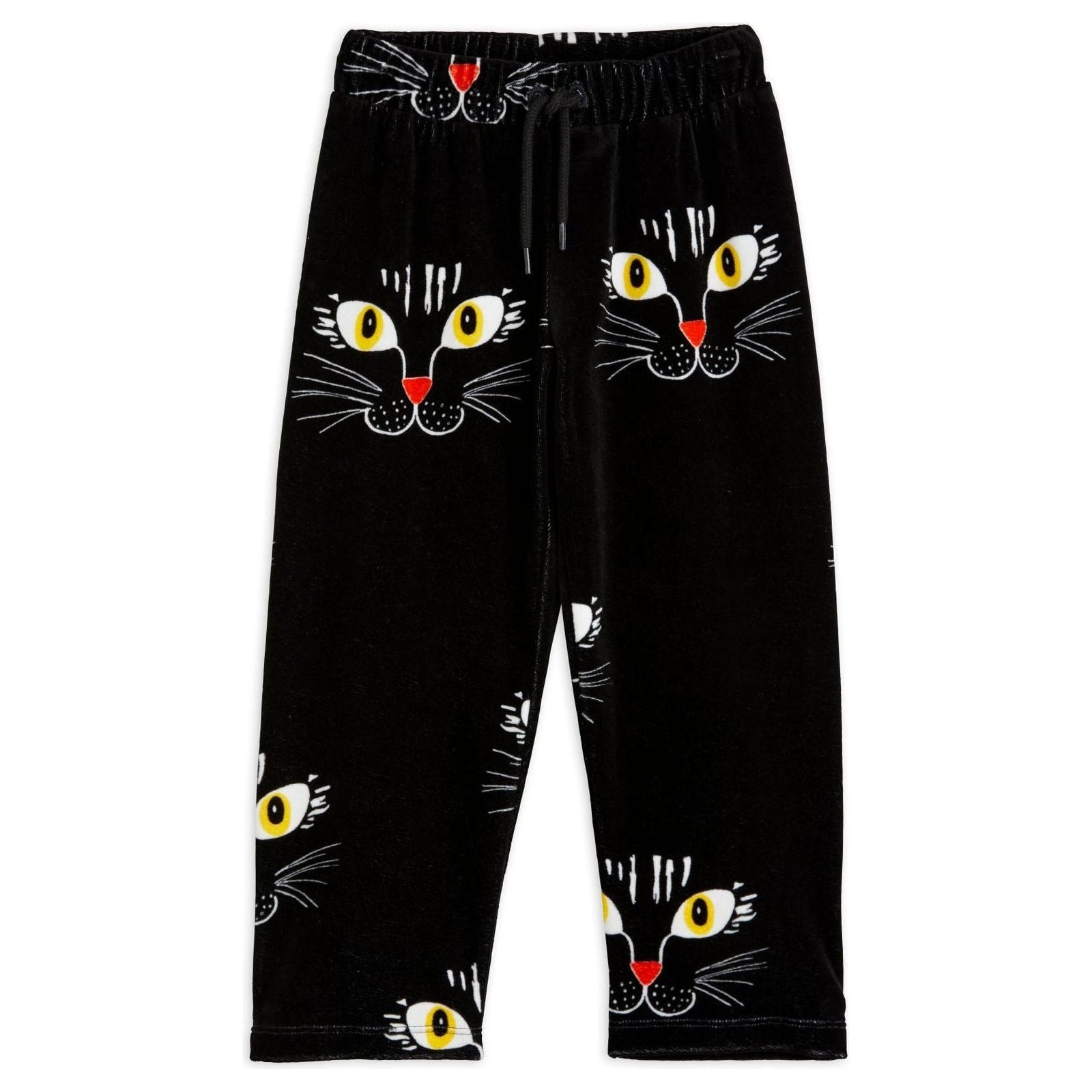 Cat Face Aop Velour Trousers