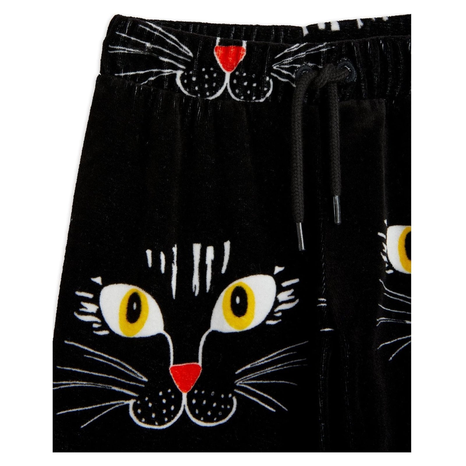 Cat Face Aop Velour Trousers