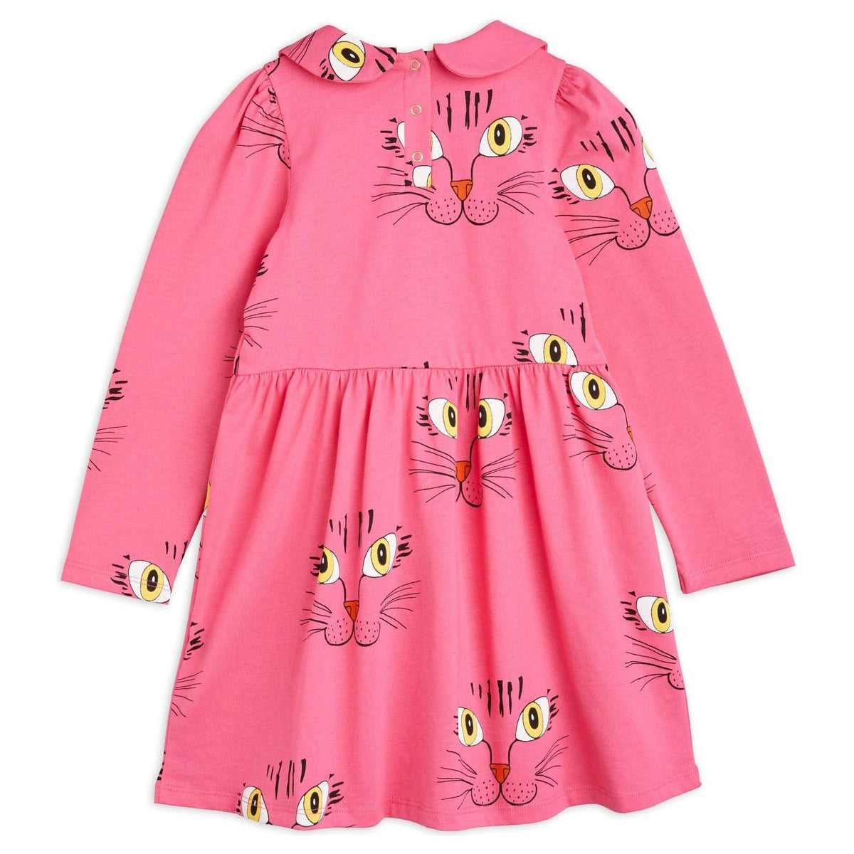 Cat Face Aop Ls Dress