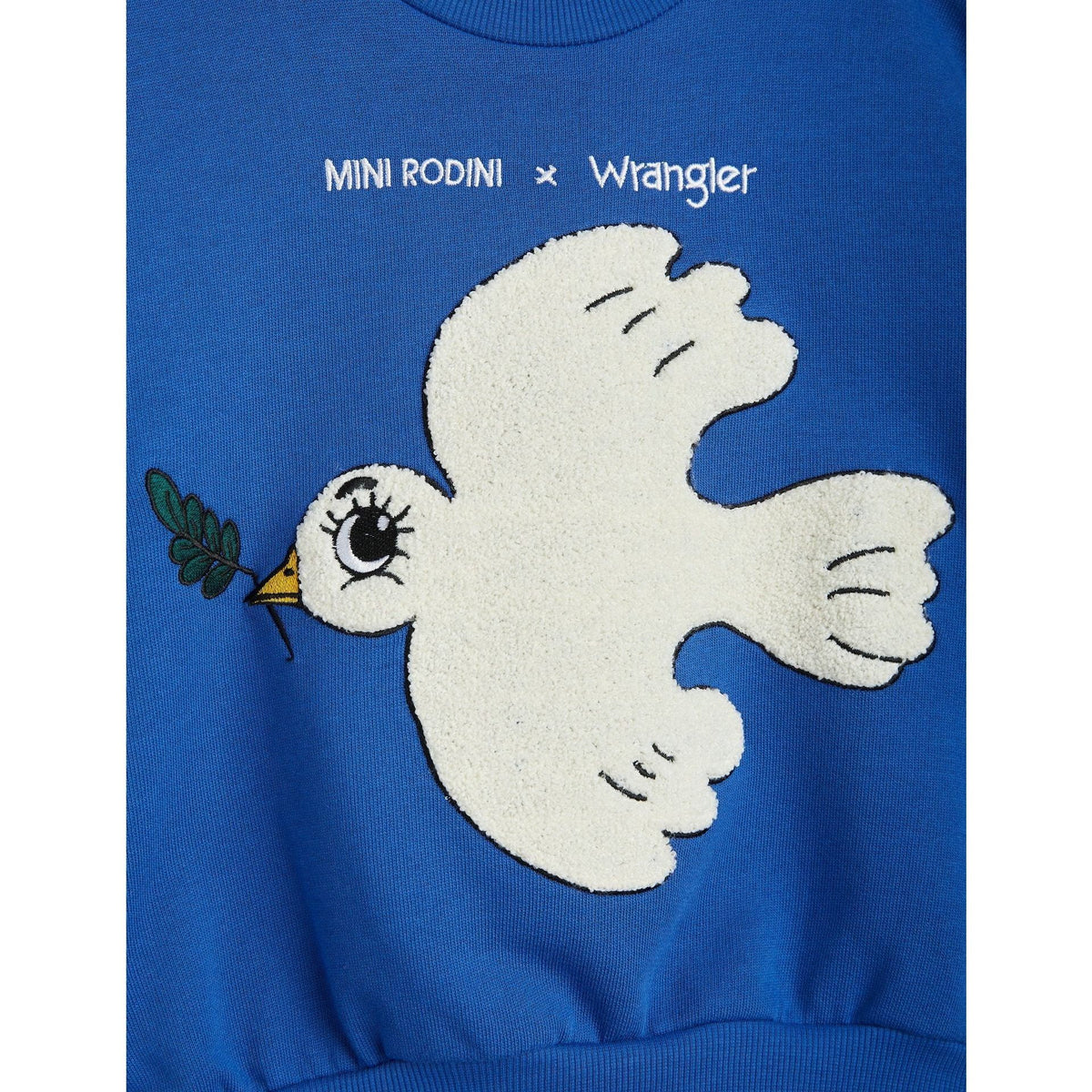 Peace Dove Chenille Sweatshirt - Blue