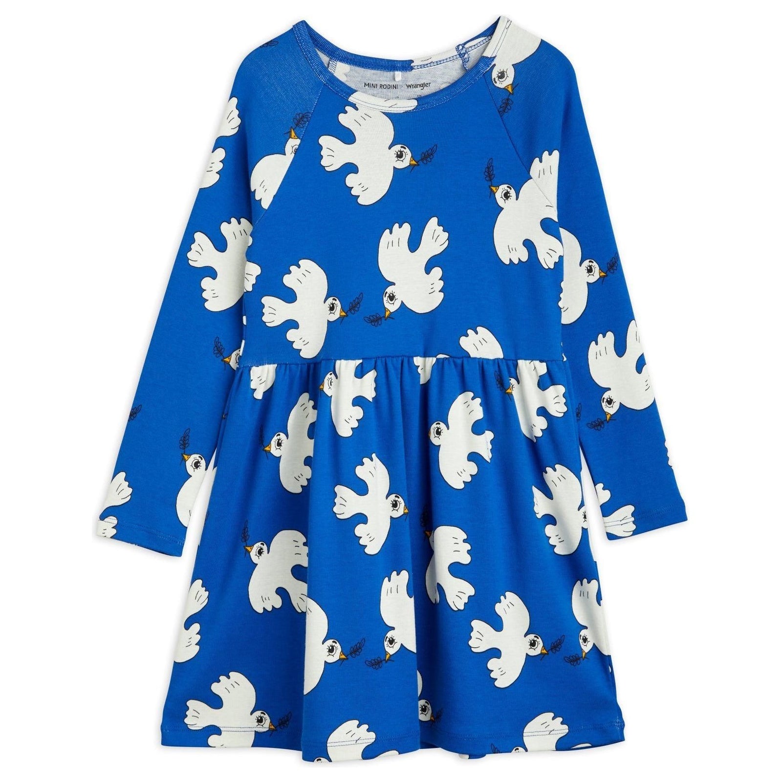 Peace Dove Aop Ls Dress