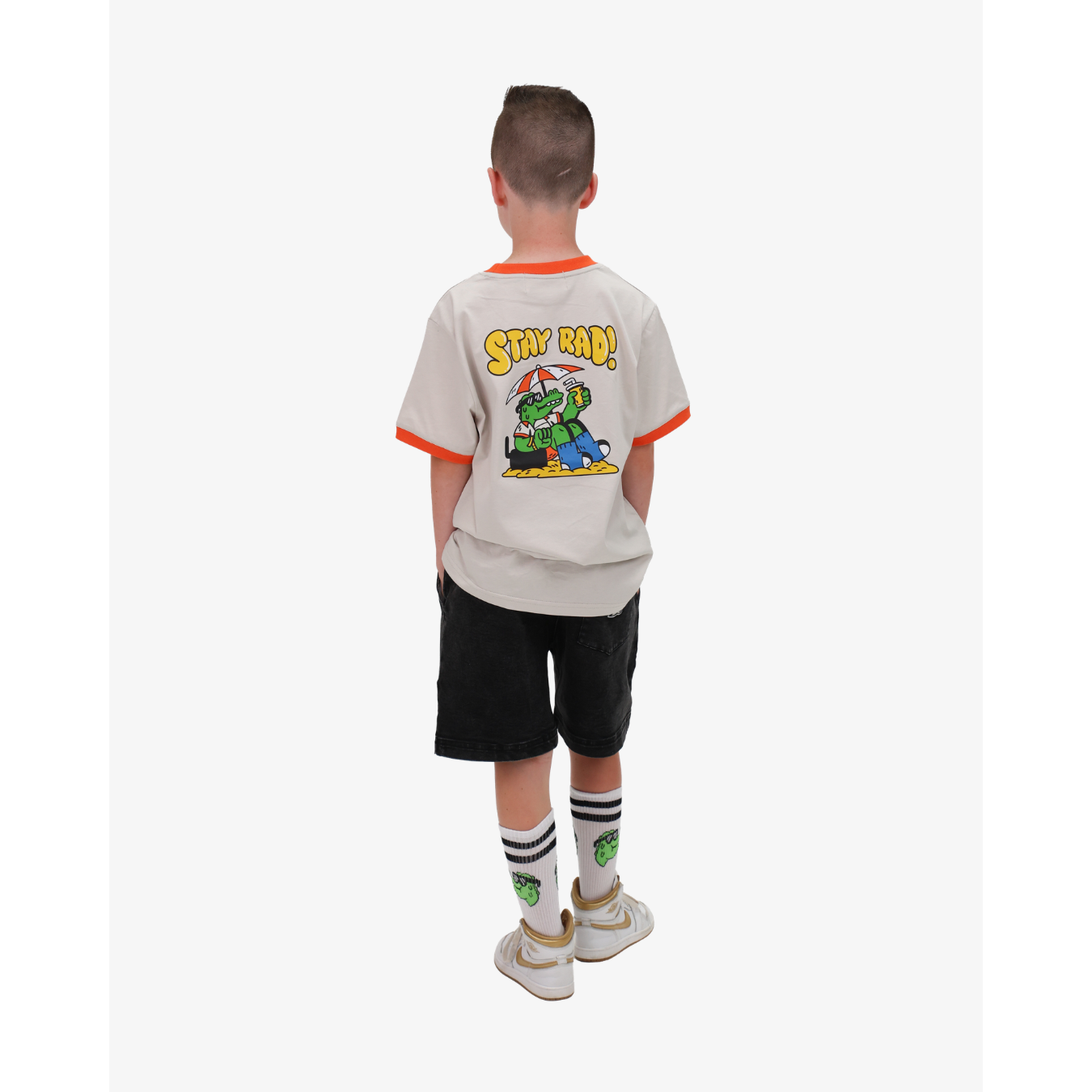 Retro Ringer Croc Tee
