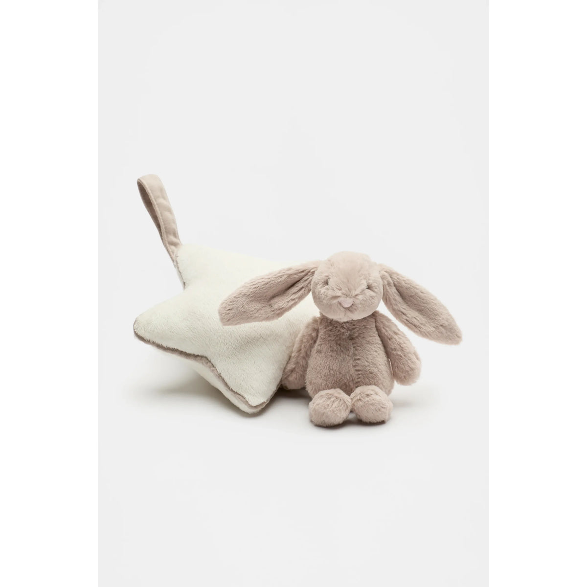 Bashful Beige Bunny Musical Pull