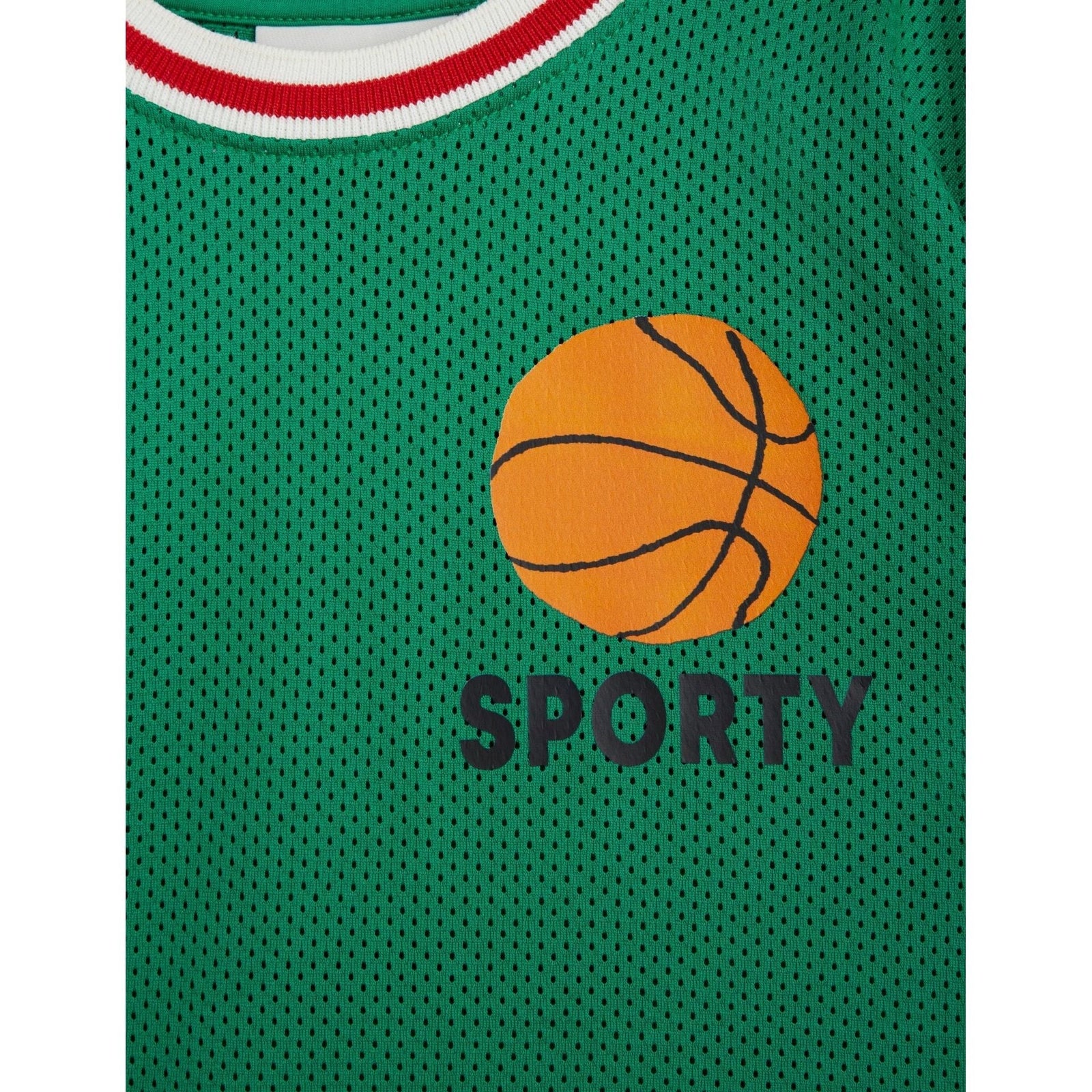 Basket Mesh Sp Ss Tee - Green