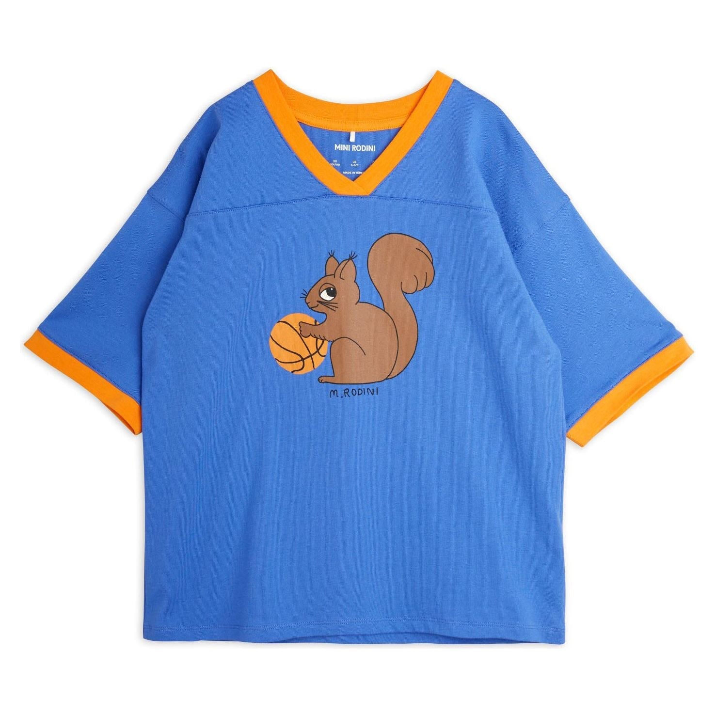 Squirrel Sp Ss Tee Loose Fit - Blue