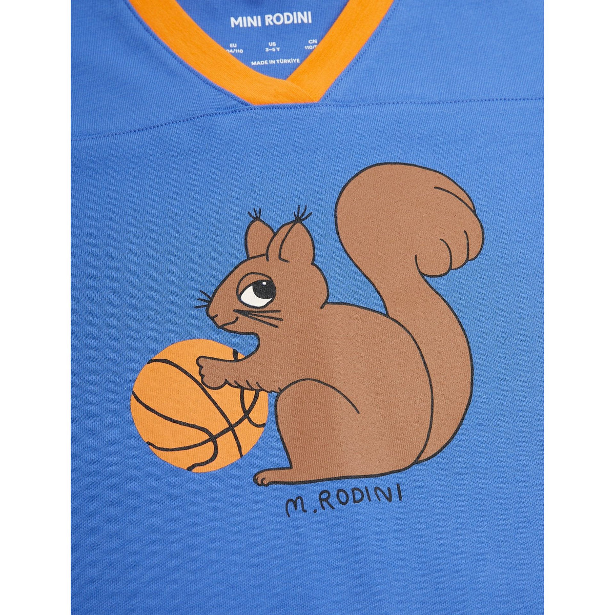 Squirrel Sp Ss Tee Loose Fit - Blue