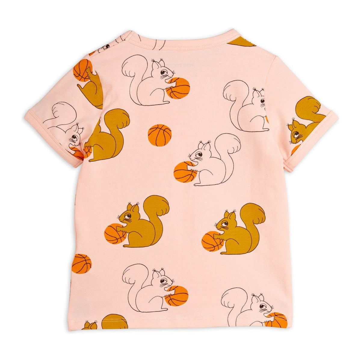 Squirrels Aop Ss Tee - Pink