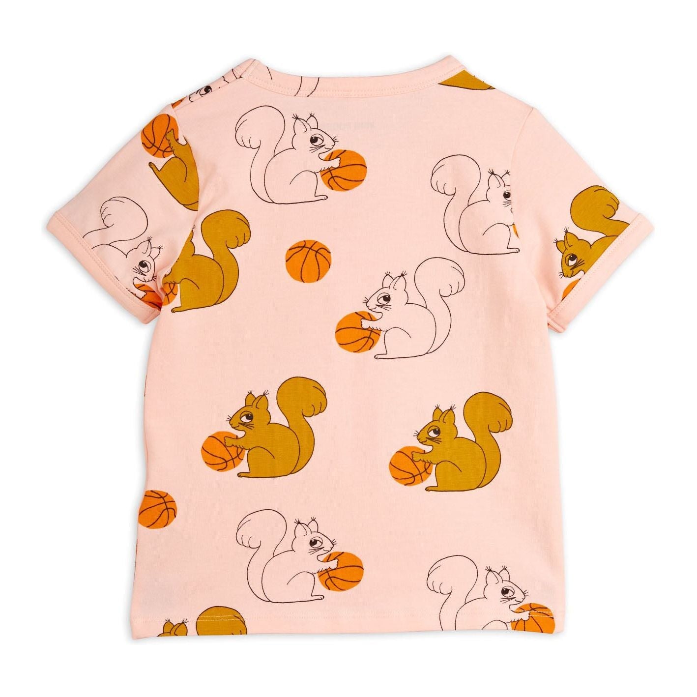 Squirrels Aop Ss Tee - Pink