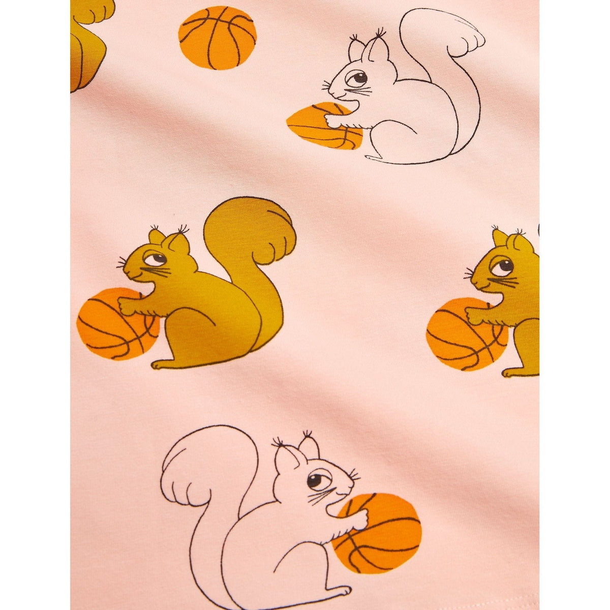 Squirrels Aop Ss Tee - Pink