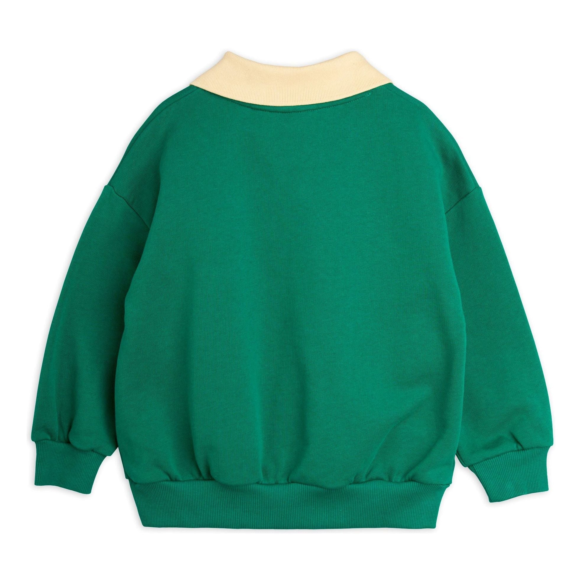 Tennis Split Cropped Collar Top Cotton Sweater main image 1