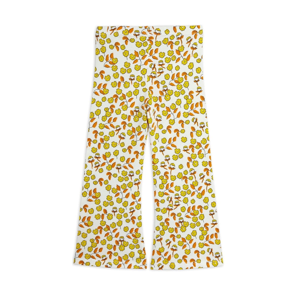 Flowers Aop Flared Trousers