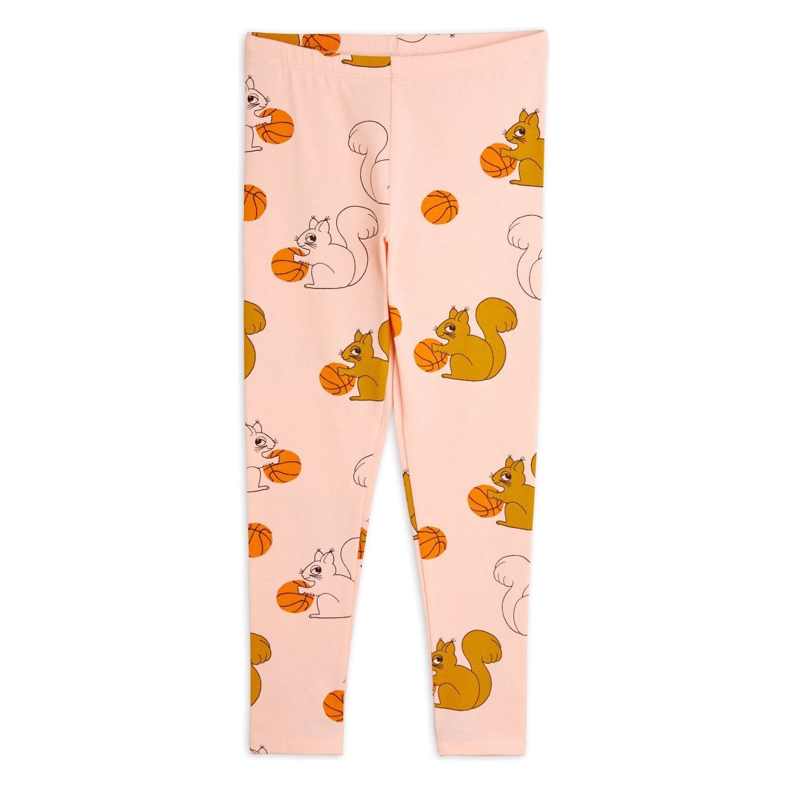 Squirrels Aop Leggings - Pink