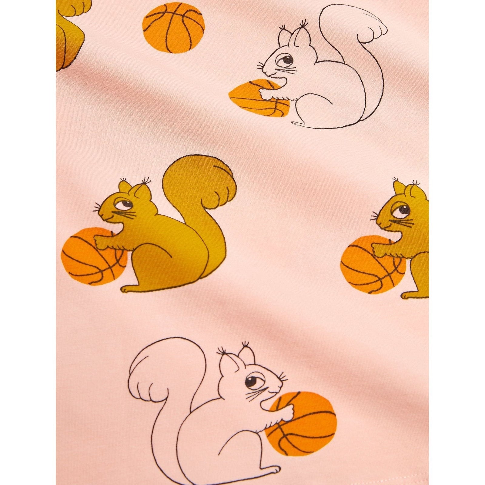 Squirrels Aop Leggings - Pink